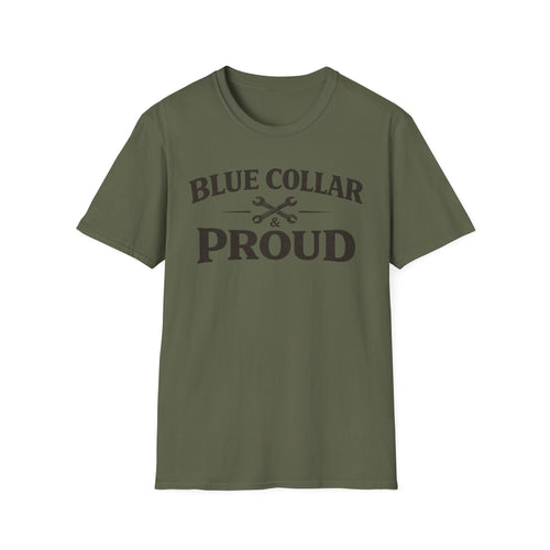 Blue Collar & Proud Shirt | Blue Collar Pride T-Shirt