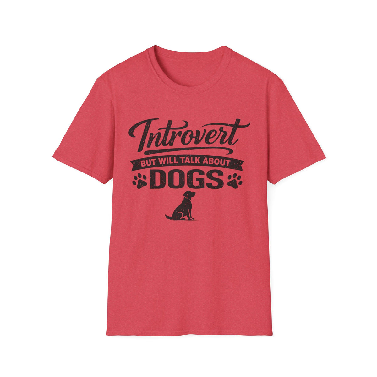Introvert But Will Talk About Dogs T-Shirt