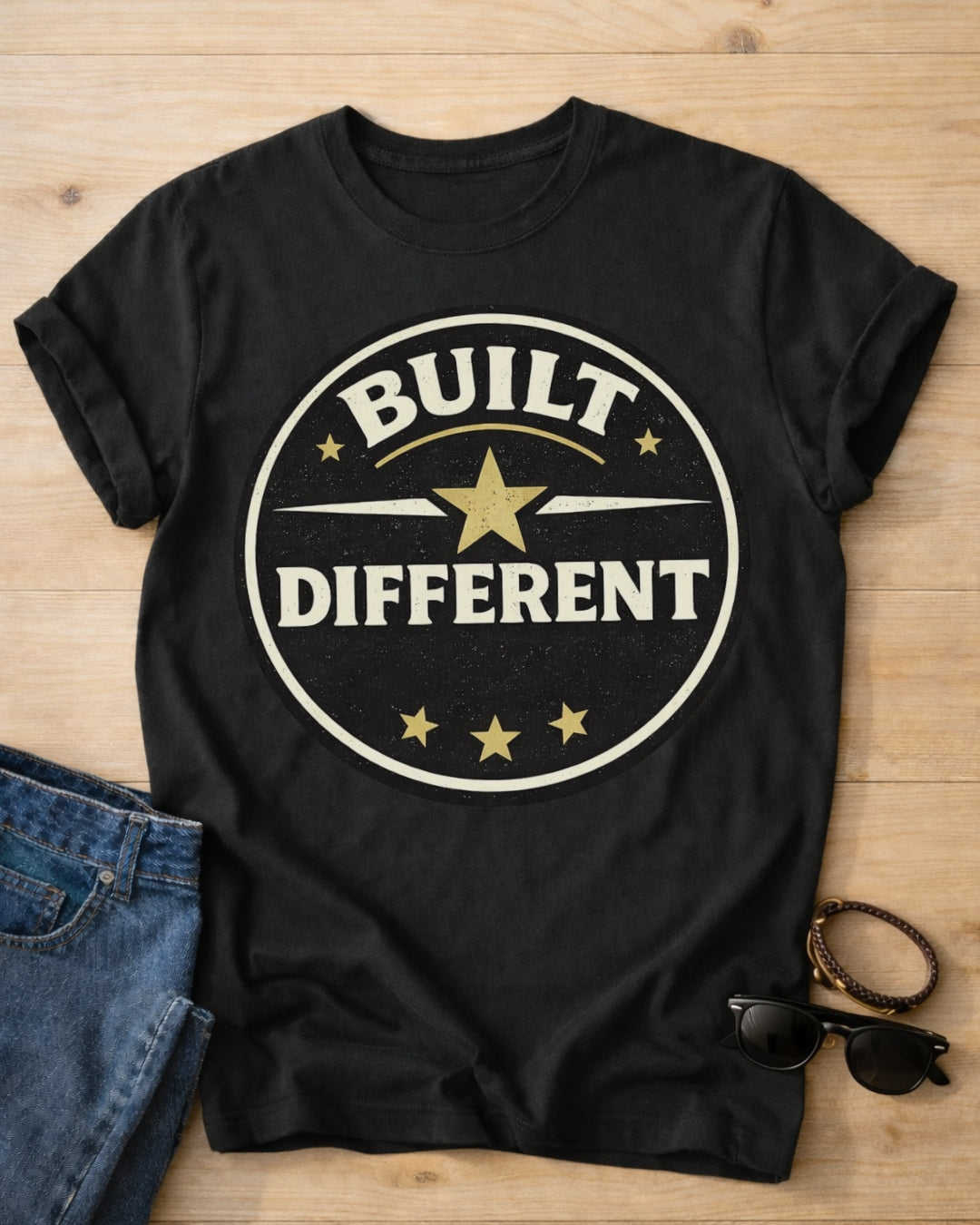 Built Different Shirt | Rebel Attitude Graphic T-Shirt