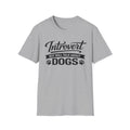 Introvert But Will Talk About Dogs T-Shirt