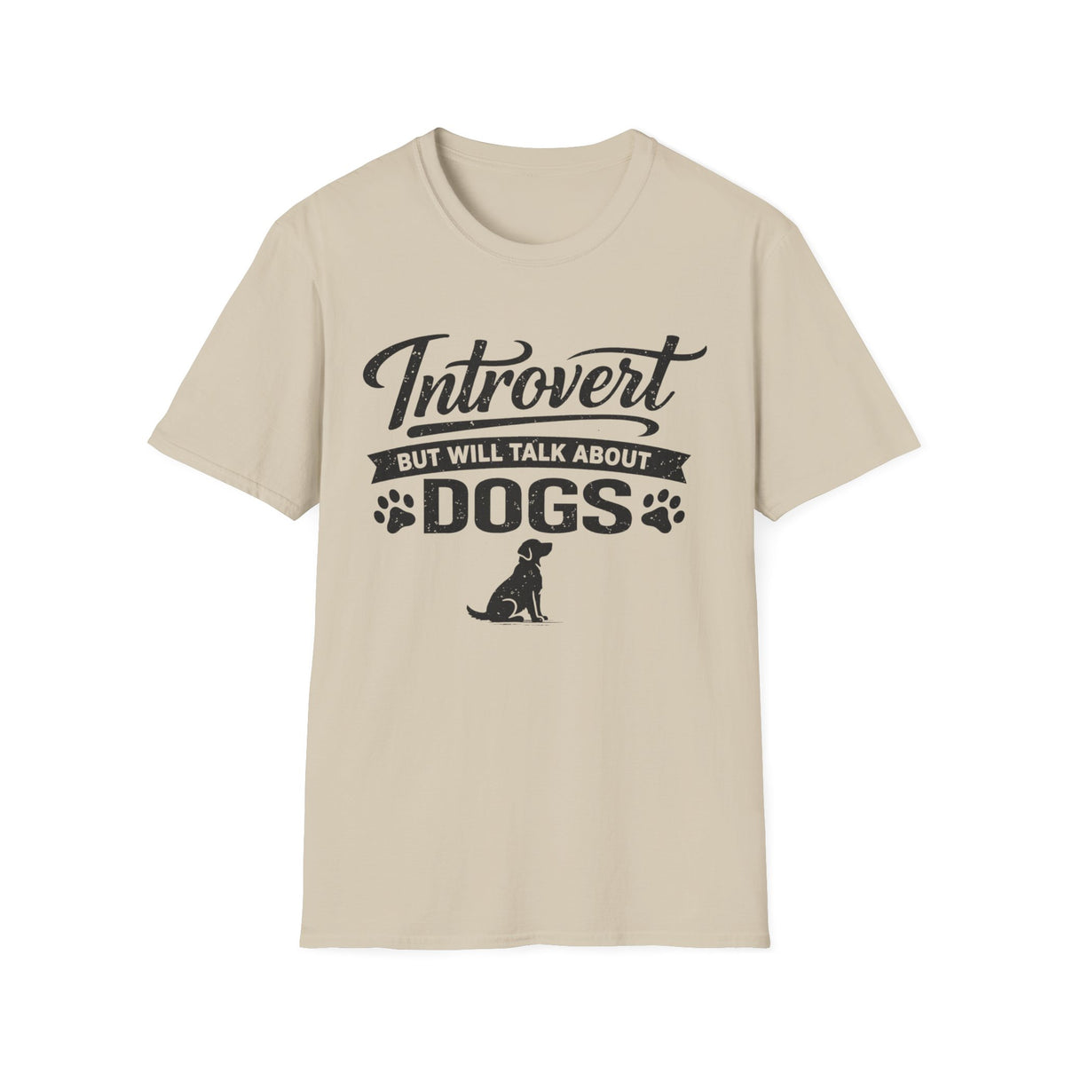 Introvert But Will Talk About Dogs T-Shirt