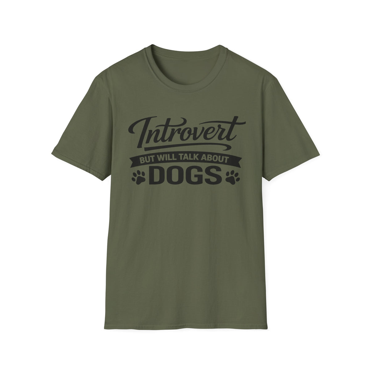 Introvert But Will Talk About Dogs T-Shirt